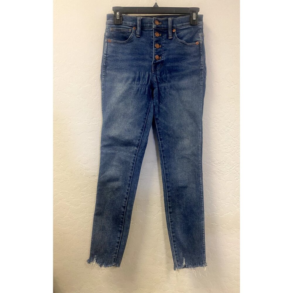 Madewell Women's 10" High-Rise Skinny Jeans in Cordova Wash size 26